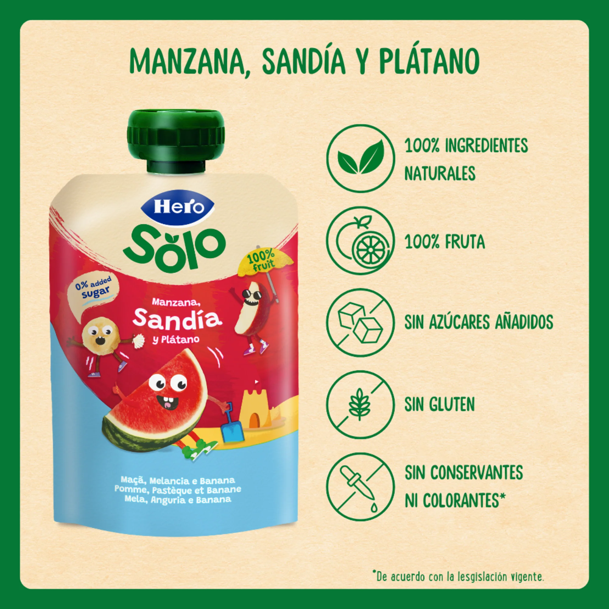 Bolsita Hero Solo Manzana Sandía y Plátano - Image 5