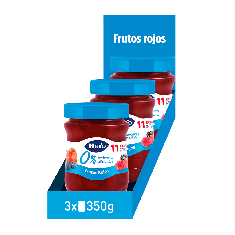Mermelada Hero sin azúcar añadido frutos rojos - Image 4