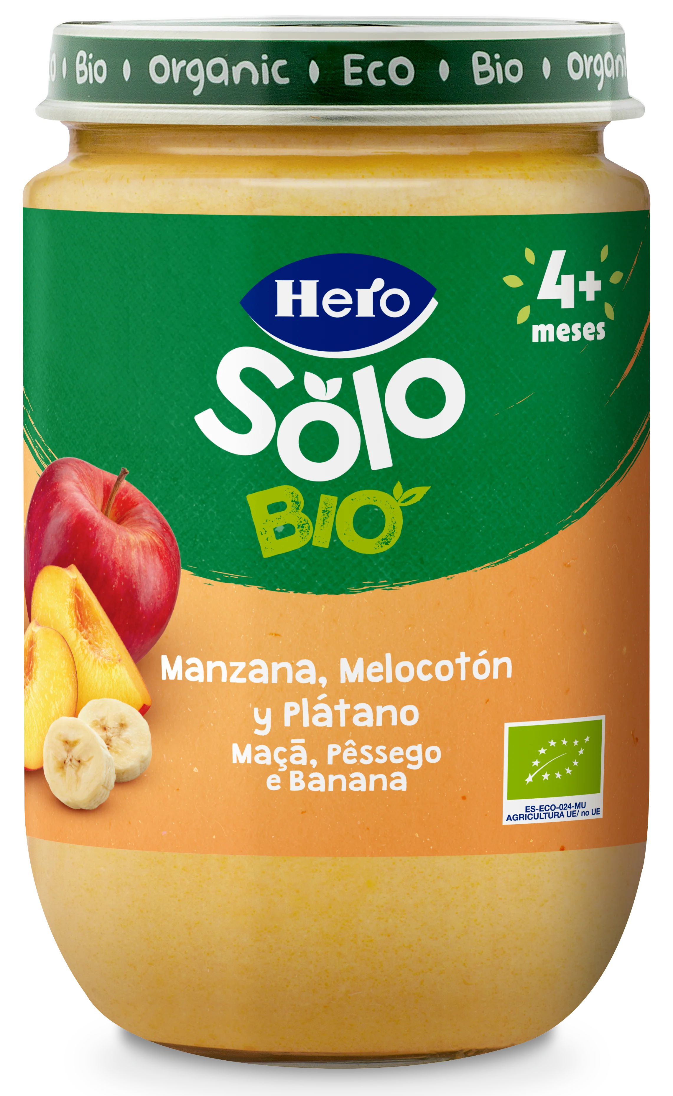 Tarrito Hero Solo Bio manzana melocotón y plátano - Image 3